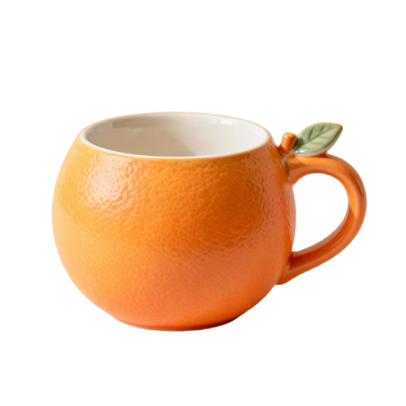 Bloomingware BM-57 Citrus Grove Orange ceramic mug 16oz — sculptural orange design