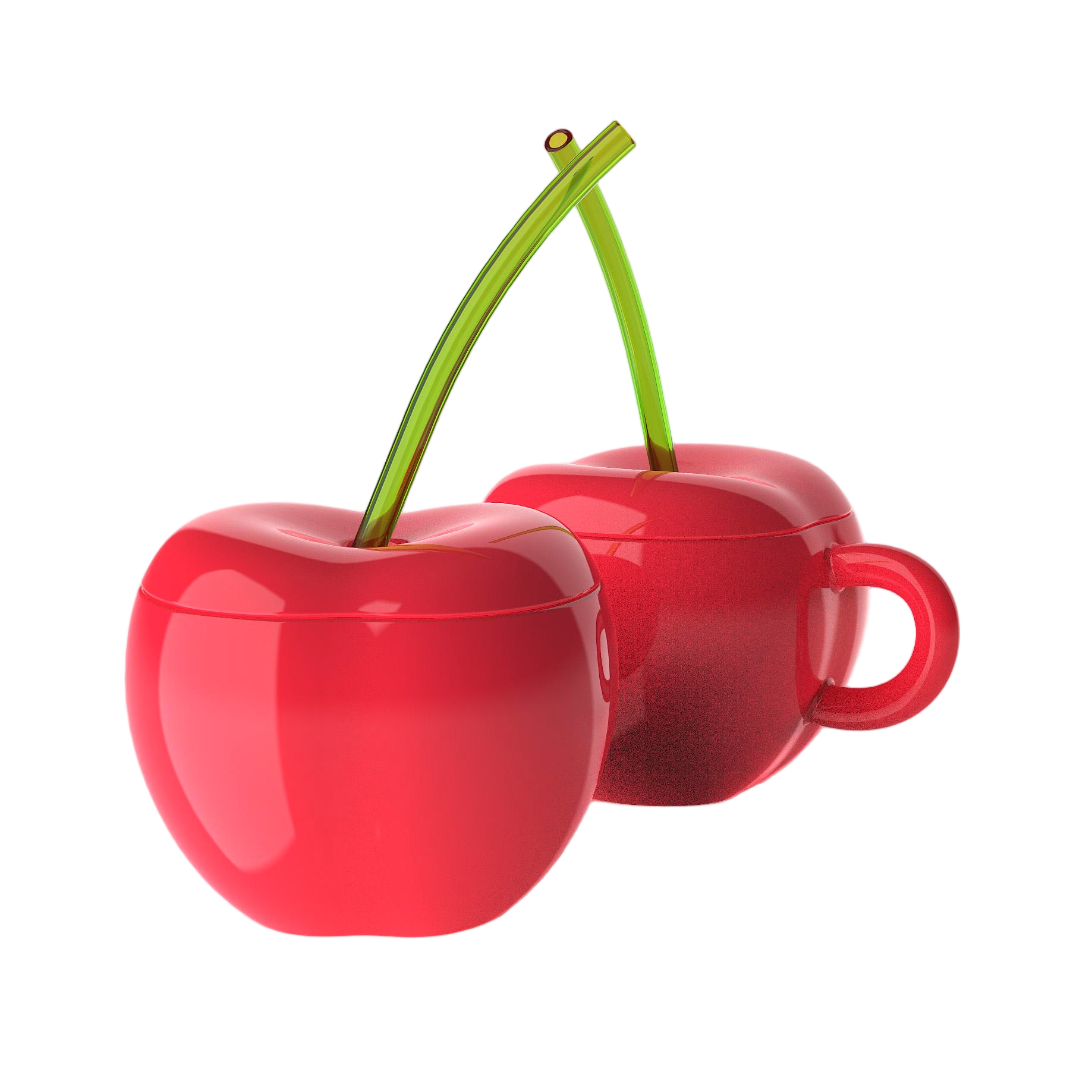 Double Cherry Sips Fruit Mug