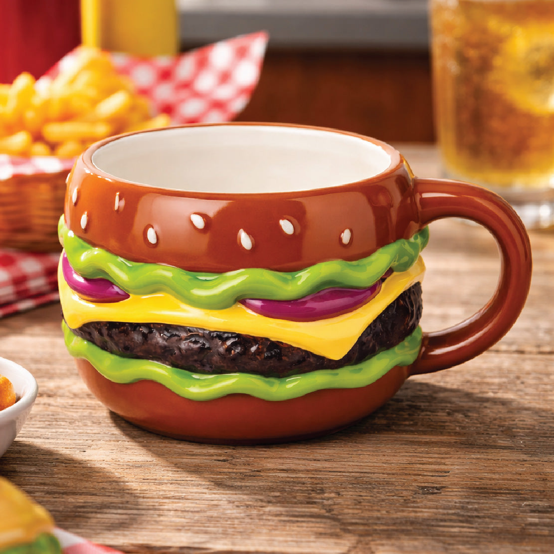 Classic Burger Bite Food Mug