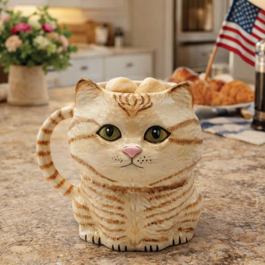 Tabby Stripe Companion Pet Mug